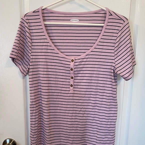 💕Pink Striped T-shirt 💕 - Picture 5 of 5